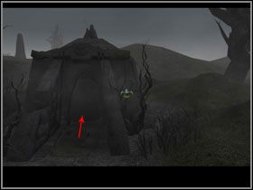 Gdy dojdziesz do małego ronda z pomnikiem na środku, obejdź go wkoło i idź dalej prosto - Manula Valley (7) | Rozdział II | The Sacred Rings - The Sacred Rings - poradnik do gry