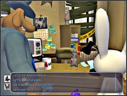 Partnerzy postanowili zastosować starą jak świat sztuczkę nazywaną zabawą w dobrego i złego glinę - Początek | I. Culture Shock | Sam & Max Sezon 1 - Sam & Max: Sezon 1 - poradnik do gry