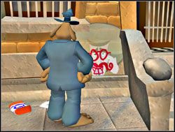 Sprytni bohaterowie szybko znaleźli zastosowanie dla świeżo zdobytej farby - Psychoterapia grupowa | I. Culture Shock | Sam & Max Sezon 1 - Sam & Max: Sezon 1 - poradnik do gry