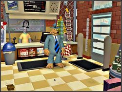 Dla sprzedawcy zrobienie przedstawionego na planie wynalazku nie stanowiło problemu - Na ratunek Maksow | I. Culture Shock | Sam & Max Sezon 1 - Sam & Max: Sezon 1 - poradnik do gry