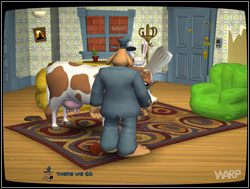 Po tym wprowadzeniu uruchomiono kamery - Gwiazdy małego ekranu, część I - Miejscy kowboje | II. Situation Comedy - Sam & Max: Sezon 1 - poradnik do gry