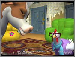 W tym samym momencie do pomieszczenia wszedł gospodarz - Gwiazdy małego ekranu, część I - Miejscy kowboje | II. Situation Comedy - Sam & Max: Sezon 1 - poradnik do gry