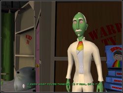 Nie trzeba było go długo prosić - Gwiazdy małego ekranu, część IV - Nie-Milionerzy | II. Situation Comedy - Sam & Max: Sezon 1 - poradnik do gry