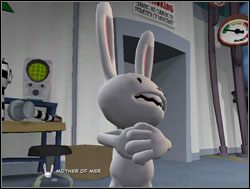 Maks odegrał swoją śmierć niezwykle przekonująco, co uśpiło czujność szefa misiowej mafii - Proszę nie bawić się ogniem, czyli wielki finał | III. The Mole, the Mob and the Meatball - Sam & Max: Sezon 1 - poradnik do gry