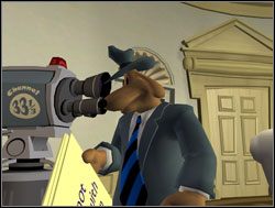 Po zakończeniu przemowy detektywi zabrali podsłuch, podnieśli ulotkę, a następnie weszli do Białego Domu, gdzie ze stojaka w pobliżu kamery zdjęli kartki ze sloganami wyborczymi - Kampania wyborcza i niedoszła randka z Lincolnem | IV. Abe Lincoln Must Die - Sam & Max: Sezon 1 - poradnik do gry