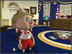 Po rozmowie z nimi okazało się, że nie są do siebie zbyt przyjaźnie nastawieni - Chcesz pokoju - gotuj się do wojny | IV. Abe Lincoln Must Die - Sam & Max: Sezon 1 - poradnik do gry