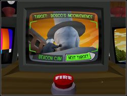 Na miejscu odnaleźli w komputerze położenie Lincolna i czerwonym pociskiem wysłali mu wybuchową niespodziankę - Abe Lincoln musi zginąć! | IV. Abe Lincoln Must Die | Sam & Max Sezon 1 - Sam & Max: Sezon 1 - poradnik do gry