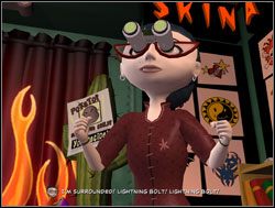 Okazało się, że trudno będzie wyciągnąć cokolwiek z sąsiadki - Gogle VR | V. Reality 2.0 | Sam & Max Sezon 1 - Sam & Max: Sezon 1 - poradnik do gry