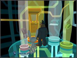 Wraz z Maksem opuścili sklep i udali się w kierunku siedziby C - Pięć złotych monet | V. Reality 2.0 | Sam & Max Sezon 1 - Sam & Max: Sezon 1 - poradnik do gry