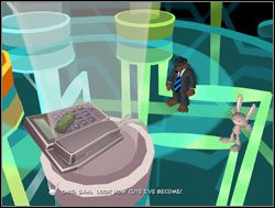 Powrócili do starych maszyn, zabrali pluskwę z automatu do gry i przenieśli ją na telefon z automatyczną sekretarką - Pięć złotych monet | V. Reality 2.0 | Sam & Max Sezon 1 - Sam & Max: Sezon 1 - poradnik do gry