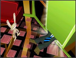 Weszli do salonu Sybil i wcisnęli się przez szparę w szafie - Pięć złotych monet | V. Reality 2.0 | Sam & Max Sezon 1 - Sam & Max: Sezon 1 - poradnik do gry