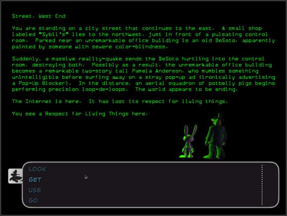 Kiedy już uświadomili sobie zasady rządzące rzeczywistością, w której się znaleźli, przystąpili do działania - Jak za starych czasów... | V. Reality 2.0 | Sam & Max Sezon 1 - Sam & Max: Sezon 1 - poradnik do gry