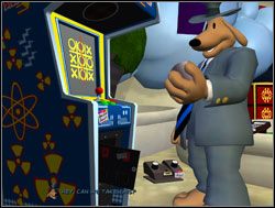 Żeby nie psuć komputerom dobrego nastroju, Sam grał w ten sposób, by przegrać - Magiczne talizmany | VI. Bright Side of the Moon | Sam & Max Sezon 1 - Sam & Max: Sezon 1 - poradnik do gry