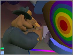 Niestety sytuacja zaczęła się powtarzać - Ostateczna konfrontacja (czytaj: pasteryzacja) | VI. Bright Side of the Moon - Sam & Max: Sezon 1 - poradnik do gry