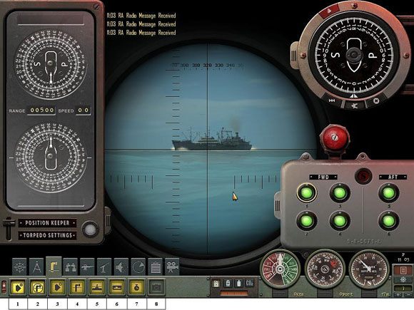 Stanowisko peryskopów - Sekcja II - Panel Rozkazów - Periscope | Aparatura pokładowa w Silent Hunter 4 - Silent Hunter 4: Wolves of the Pacific - poradnik do gry