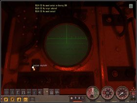 Kursor wskazuje przełącznik ON / OFF radaru. - Sekcja II - Panel Rozkazów - Radar | Aparatura pokładowa w Silent Hunter 4 - Silent Hunter 4: Wolves of the Pacific - poradnik do gry