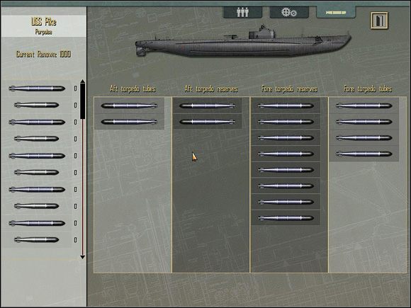 Widok ogólny Stanowiska Zarządzania Torpedami. - Sekcja II - Panel Rozkazów - Sub Management (2) | Aparatura pokładowa - Silent Hunter 4: Wolves of the Pacific - poradnik do gry