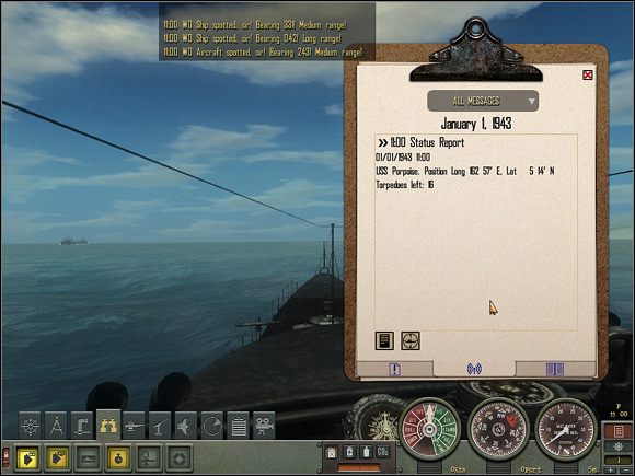 Podstawowe źródło wiedzy Dowódcy O.P. - Navigation Training (2) | Submarine School w Silent Hunter 4 - Silent Hunter 4: Wolves of the Pacific - poradnik do gry