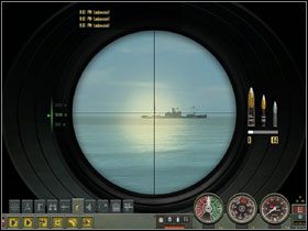 Drugi strzał ramujący cel i niezbędna poprawka. - Artillery Training (2) | Submarine School w Silent Hunter 4 - Silent Hunter 4: Wolves of the Pacific - poradnik do gry