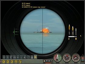 Trafiony po raz pierwszy! - Artillery Training (2) | Submarine School w Silent Hunter 4 - Silent Hunter 4: Wolves of the Pacific - poradnik do gry