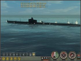 Na powierzchni. - Torpedo Attack - Tryb swobodny w wynurzeniu | Submarine School w Silent Hunter 4 - Silent Hunter 4: Wolves of the Pacific - poradnik do gry