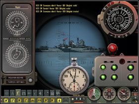 Uruchamiamy bieg czasu klawiszem (-) w Panelu Sterowania Grą, lub klawiszem Num(-). - Torpedo Attack - Tryb zaawansowany teoria (5) | Submarine School - Silent Hunter 4: Wolves of the Pacific - poradnik do gry