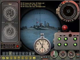 Tarcza pomiarowa ustawiona, wynik przesyłamy do Kalkulatora Torpedowego zakładką Prześlij wynik do KT - Torpedo Attack - Tryb zaawansowany praktyka (2) | Submarine School - Silent Hunter 4: Wolves of the Pacific - poradnik do gry