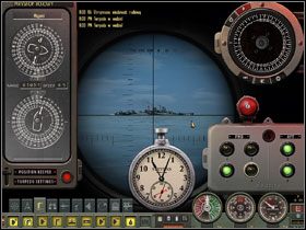 Przechodzimy na widok Peryskopu bojowego - Torpedo Attack - Tryb zaawansowany praktyka (2) | Submarine School - Silent Hunter 4: Wolves of the Pacific - poradnik do gry