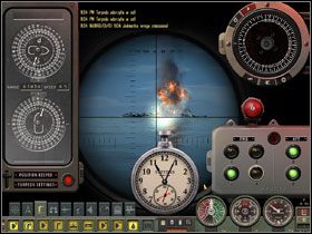 Kolejne torpedy z oddanej salwy znalazły cel. To finał! - Torpedo Attack - Tryb zaawansowany praktyka (2) | Submarine School - Silent Hunter 4: Wolves of the Pacific - poradnik do gry