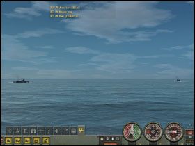 Ponownie powoli wynurzamy się do głębokości peryskopowej. Optyka minimalnie nad wodę i zespół powitalny Cesarskiej Marynarki Wojennej czesze sektor, w którym jeszcze niedawno byłem. Owocnych poszukiwań! - Conwoy attack (1) | Submarine School w Silent Hunter 4 - Silent Hunter 4: Wolves of the Pacific - poradnik do gry