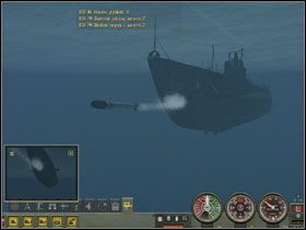 Torpeda z wyrzutni torpedowej nr 2 - odpalona! - Torpedo Attack - Tryb zaawansowany teoria (7) | Submarine School - Silent Hunter 4: Wolves of the Pacific - poradnik do gry