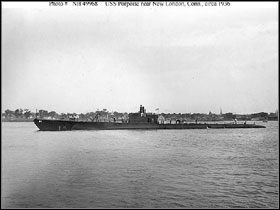 Porpoise na zdjęciu archiwalnym - Przegląd dostępnych okrętów podwodnych (1) | Na kotwicowisku w Silent Hunter 4 - Silent Hunter 4: Wolves of the Pacific - poradnik do gry