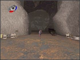 W następnym pokoju wskocz na podest przy ścianie naprzeciw ciebie i zniszcz przejście obite deskami [1] - Part 2 - Connors the Lizard (2) - The Lizard - Spider-Man 3: The Game - poradnik do gry