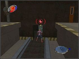 Ostatnia bomba znajduje się w dużym hangarze, do którego droga zostanie ci wskazana - Part 2 - Subway Disaster - Mad Bomber - Spider-Man 3: The Game - poradnik do gry