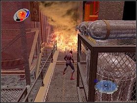 Po skończeniu udaj się w prawo - Part 4 - Caryles Plan - Mad Bomber - Spider-Man 3: The Game - poradnik do gry