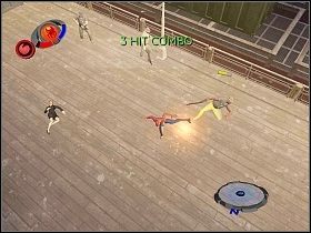 Pamiętaj jednak, że żaden z nich nie może cię zobaczyć - Part 3 - Suspicious Invitation - Dewolfe - Spider-Man 3: The Game - poradnik do gry