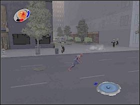 Są one szczególnie dobrze widoczne w specjalnym trybie widzenia [1] , dlatego w czasie przemieszczania się warto z niego korzystać - Part 1 - High Speed Pursuit - Dragon Tail - Spider-Man 3: The Game - poradnik do gry