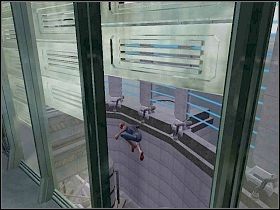 Zeskocz na dół i natychmiast dostań się do drzwi naprzeciwko [1] - Part 1 - Scorpion Unleashed - Scorpion - Spider-Man 3: The Game - poradnik do gry
