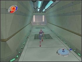 Następnie udaj się do pracowni komputerowej, znajdującej się przy wejściu i skorzystaj z komputera z lewej [1] - Part 2 - Mind Control - Scorpion - Spider-Man 3: The Game - poradnik do gry