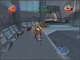 W pewnym momencie twoja wędrówka zostanie przerwana przez animowaną scenkę - Part 3 - Mechabiocon Exposed - Scorpion - Spider-Man 3: The Game - poradnik do gry