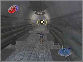 Skieruj się w stronę metra i zejdź na sam dół - Part 1 - The Lizard No More - Dr Connors - Spider-Man 3: The Game - poradnik do gry