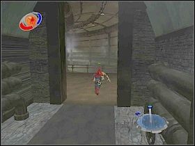 Po znalezieniu się piętro niżej wskocz do dziury w ziemi [1] - Part 1 - The Lizard No More - Dr Connors - Spider-Man 3: The Game - poradnik do gry