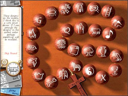 Po ułożeniu w poprawnej kolejności nastąpi otwarcie różańca, w środku którego znajdziesz perły - Investigation #11 | Agatha Christies Death on the Nile - Agatha Christies Death on the Nile - poradnik do gry