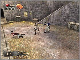 Po oczyszczeniu całego placu wypadałoby oczywiście zniszczyć wszystkie skrzynie i beczki - Misja 3 - Port Royal (2) | Solucja Piraci z Karaibów Na Krańcu Świata - Piraci z Karaibów: Na Krańcu Świata - poradnik do gry