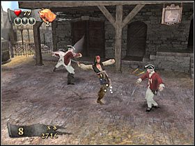 Na moście będziesz musiał pokonać kolejnego minibossa (#1) - Misja 3 - Port Royal (3) | Solucja Piraci z Karaibów Na Krańcu Świata - Piraci z Karaibów: Na Krańcu Świata - poradnik do gry