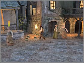 Na lewo od kobiety, z którą przed chwilą starałeś się porozmawiać znajduje się pojedyncza skrzynia - Misja 5 - Tortuga (1) | Solucja Piraci z Karaibów Na Krańcu Świata - Piraci z Karaibów: Na Krańcu Świata - poradnik do gry