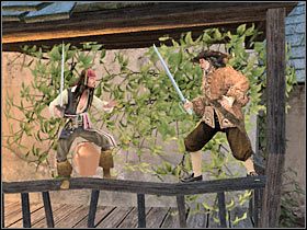 Ponownie próbuj szybkich ataków (#1), gdyż to właśnie one mają największe szanse na powodzenie - Misja 5 - Tortuga (3) | Solucja Piraci z Karaibów Na Krańcu Świata - Piraci z Karaibów: Na Krańcu Świata - poradnik do gry