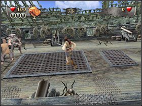 Na początek skieruj się w lewo i skorzystaj ze schodków - Misja 7 - Pearl Vs Kraken (1) | Solucja Piraci z Karaibów Na Krańcu Świata - Piraci z Karaibów: Na Krańcu Świata - poradnik do gry