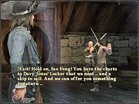 Po obejrzeniu kolejnego filmiku będziesz musiał rozprawić się z kilkoma bardziej wykwalifikowanymi przeciwnikami (#1) - Misja 8 - Singapore (2) | Solucja Piraci z Karaibów Na Krańcu Świata - Piraci z Karaibów: Na Krańcu Świata - poradnik do gry