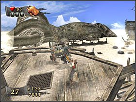 Po zebraniu wszystkich sakiewek ze złotem i pokonaniu wszystkich stworów skieruj się w lewo - Misja 9 - Davy Jones Locker (2) | Solucja Piraci z Karaibów Na Krańcu Świata - Piraci z Karaibów: Na Krańcu Świata - poradnik do gry